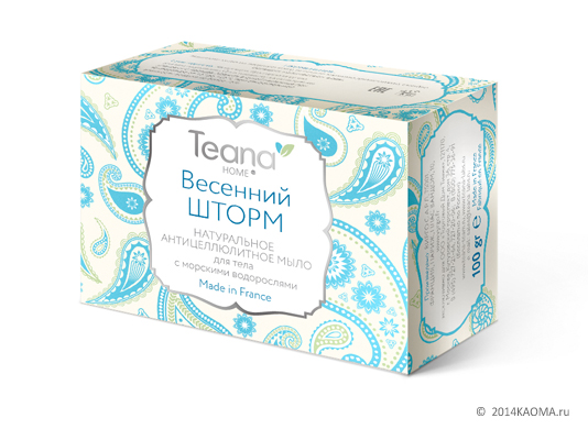 Упаковка туалетного мыла Teana-home Весенний шторм
