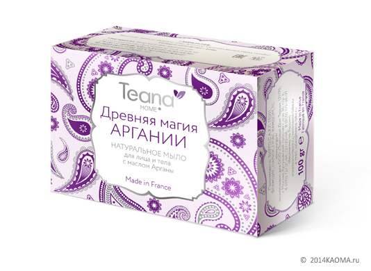 Дизайн упаковки мыла Teana-home Древняя магия Аргании